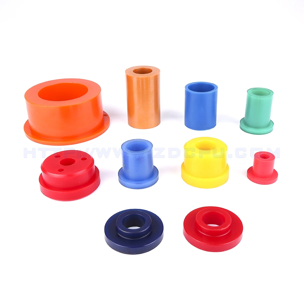 Customize Polyurethane HDPE Silicone Rubber Bushing, Flange Sleeve Bushing