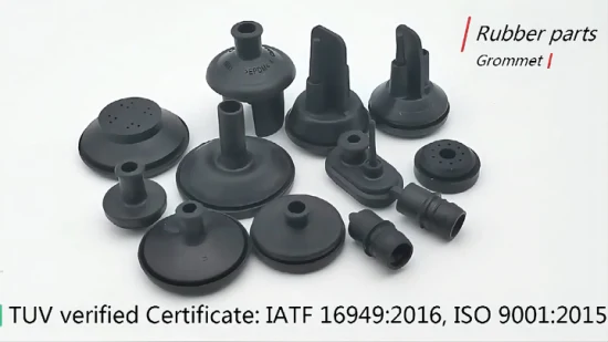 ISO9001 IATF 16949:2016 인증 EPDM 노화 방지 고무 와이어 자동차 및 전자 산업용 실리콘 케이블 그로밋